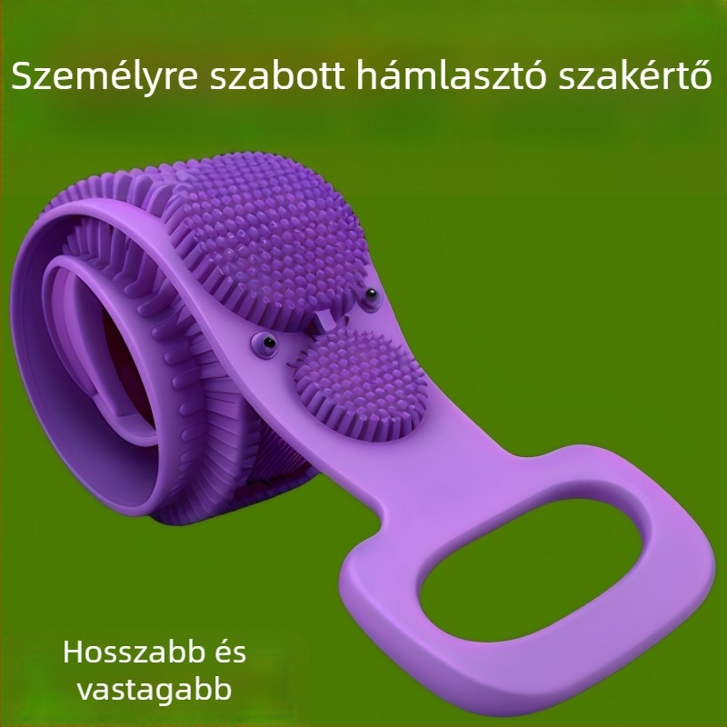 Szilikon hátradíró kefe – univerzális fürdőszobai kiegészítő