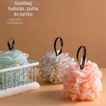Fürdőgolyó — rendkívül puha, hátmasszázs, aranyos dizájn, nem esik szét, gyerekeknek