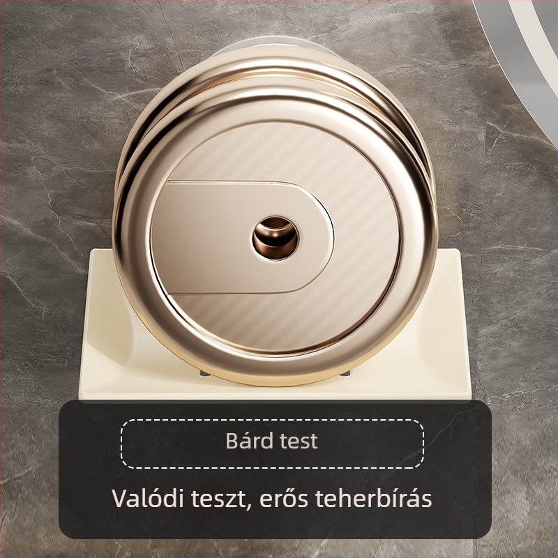 Szappontartó szívófejjel, fúrás nélkül, lefolyóállvány (Anyag: Fém; Import: Nem; Márka: Egyéb)
