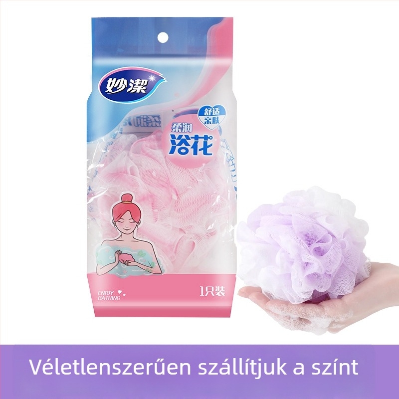 Miaojie Fürdővirág – PP anyagú hálós fürdőgolyó, univerzális használat, 48 db