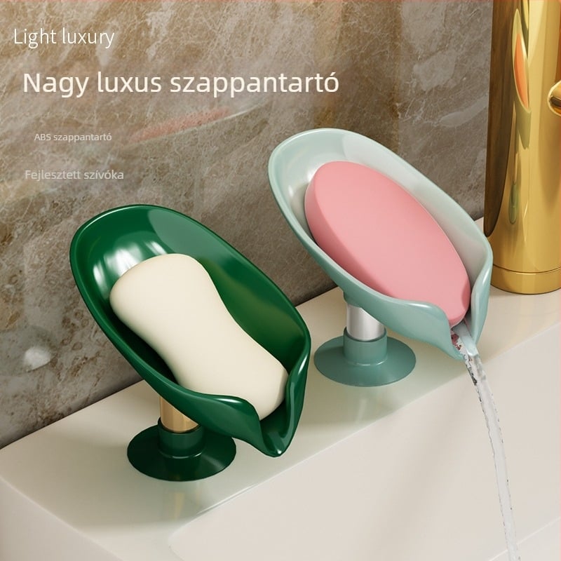 Fali szappontartó lecsöpögtetővel – ABS + alumínium, márka Other