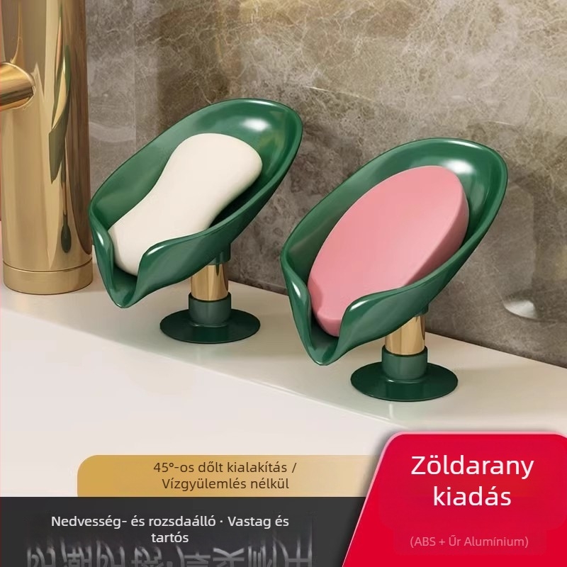 Fali szappontartó lecsöpögtetővel – ABS + alumínium, márka Other