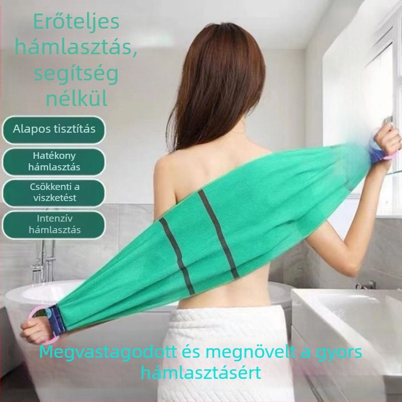 Extra hosszú hátdörzsölő törölköző, poliészter, univerzális használat, doboz 1000 darab