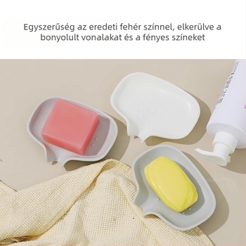 Szilikon szappantartó drenázs funkcióval – perforáció nélkül, a fürdőszobába és a konyhába