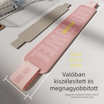 Kétoldalas, szélesített fürdőecset – otthoni használatra, hátmasszázsra, testreszabható