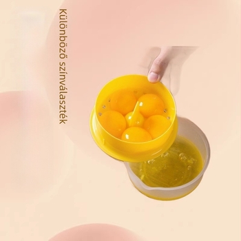 LH tojásfehérje szeparáló – műanyag konyhai eszköz, elektromos nélkül, modern minimalista stílus, testre szabott feldolgozás