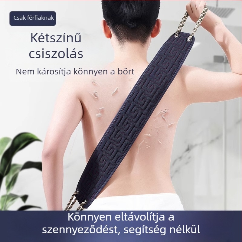 Hátmosó törölköző durva szemcsés felülettel felnőtteknek
