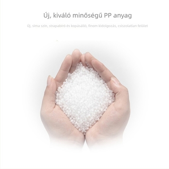 Kétszintes szappantartó lefolyóval, falra szerelhető, PP anyag, 240 darabos csomag, fedél nélküli