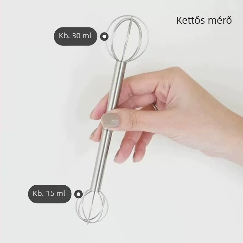 Purecook tojáshabverő - dupla fejű, kézi működtetésű, 304 rozsdamentes acél