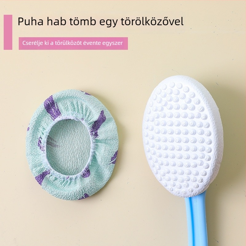Laudrey Hosszú fogantyújú fürdőecset puha sörtékkel a hát és a test megtisztításához — PP anyag, általános felhasználás, 200 darabos csomag, magáncímke elérhető
