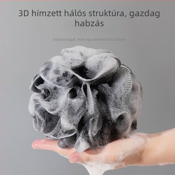 Férfi fürdőgolyó PVA-anyagból, habzó fürdővirág