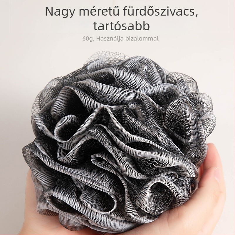 Férfi fürdőgolyó PVA-anyagból, habzó fürdővirág