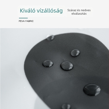 Modern minimalist PEVA zuhanyfüggöny, vízálló fürdőszobához, vízcsepp mintázat