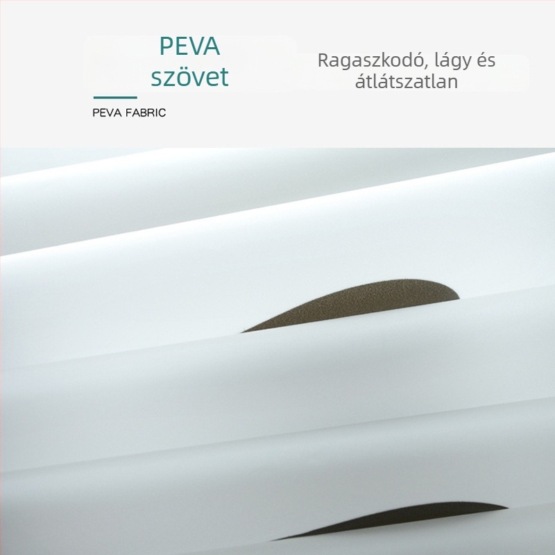 Modern minimalist PEVA zuhanyfüggöny, vízálló fürdőszobához, vízcsepp mintázat