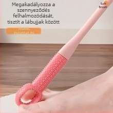 Lábmosó kefe talpbetéttel és ujjak közötti tisztítóval