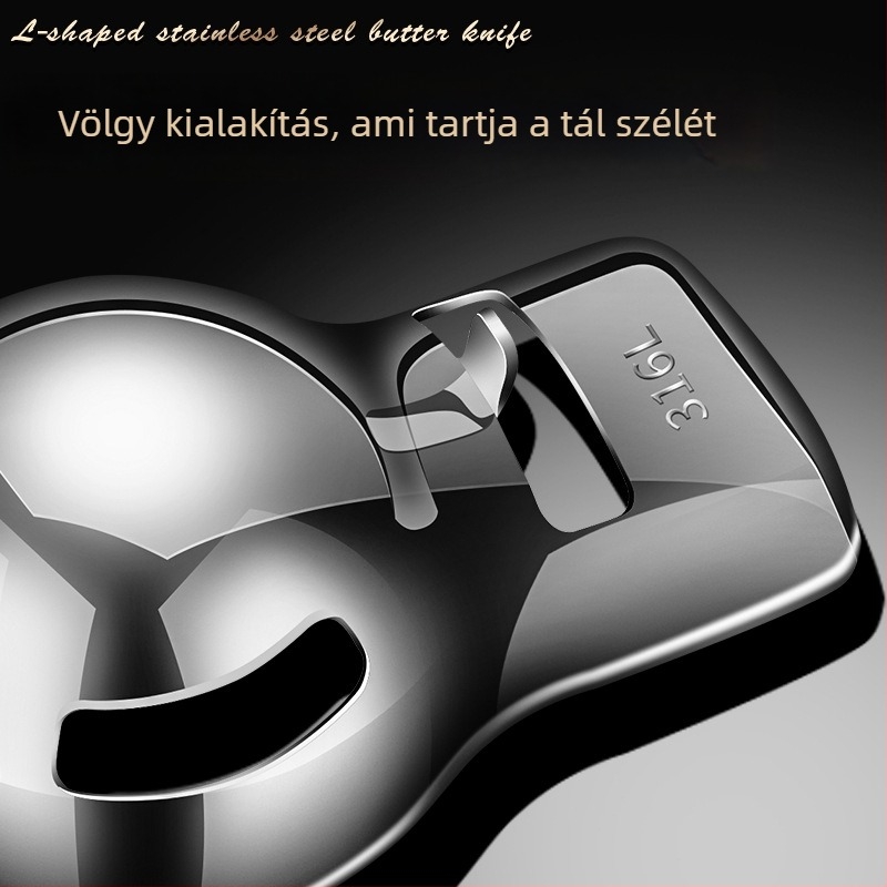 316-os rozsdamentes acél tojáselválasztó rövid nyéllel – automatikus szűrő a fehérje és a sárgája szétválasztásához
