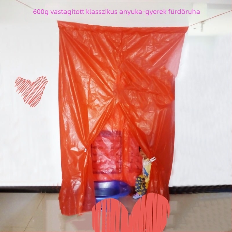 PVC fürdőfedél és zuhanyfüggöny gőzfürdőkhöz, téli használat, hőszigetelő sátor, Red Sun márka