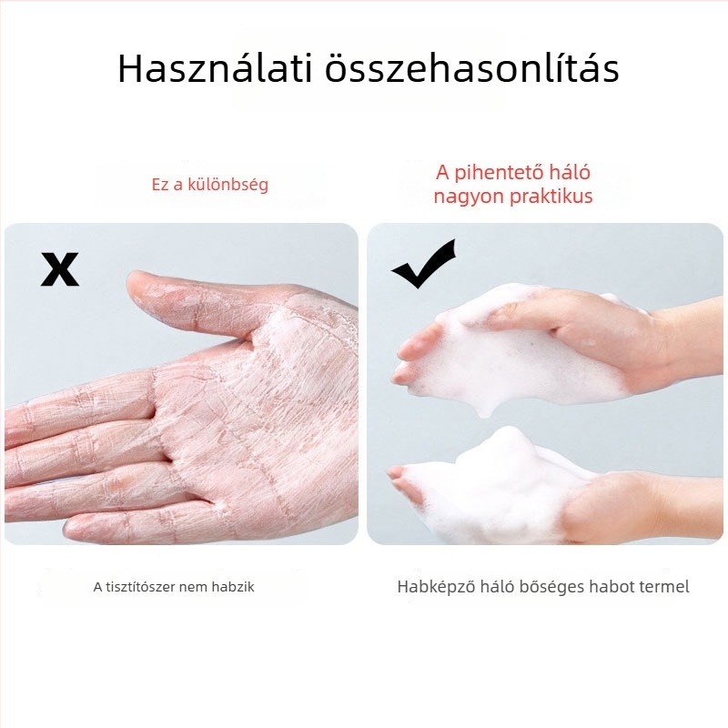 Fürdőszobai buborékháló tasak szappan és tusfürdő számára, mosható, 500 darabos doboz, testreszabás elérhető