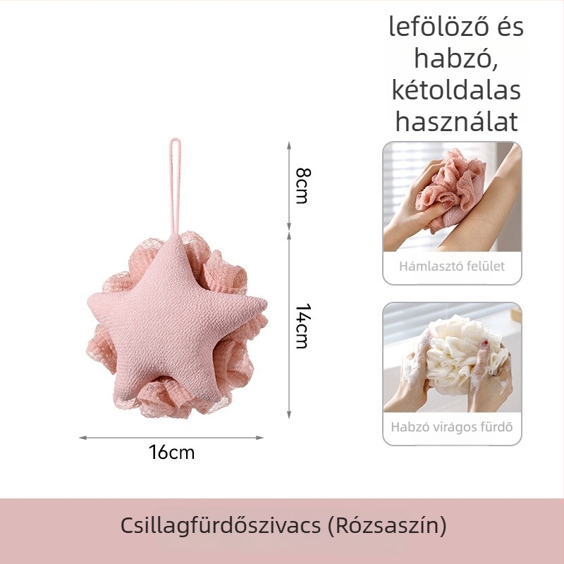 FaSoLa Fürdővirág Súroló Labda — PE/PP, 300 db, Fürdőszobai Tisztító Labda