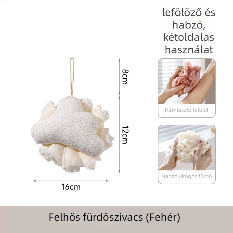 FaSoLa Fürdővirág Súroló Labda — PE/PP, 300 db, Fürdőszobai Tisztító Labda