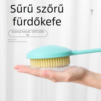 Hosszú fogantyújú zuhanykefe a hátra, műanyag, univerzális használat, 100 db a dobozban
