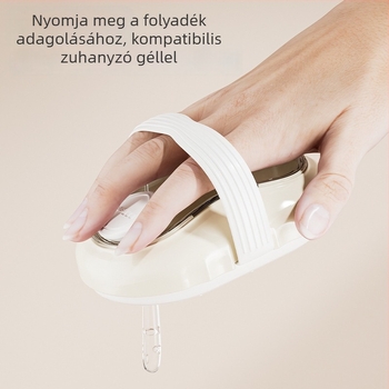 Zuhanyzó exfoláló masszírozó kefével, műanyag, 100 g, 100 db dobozban, Zhejiang eredetű