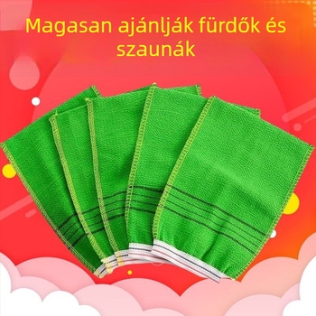 Egyszer használatos fürdőlepedő, egy rétegű durva szemcsés textúrával, hátmasszírozáshoz, férfiak és nők számára, otthoni használatra