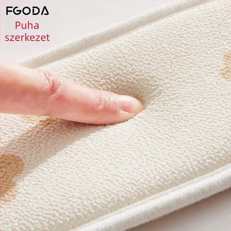 Fürdő törölköző, kétoldalas hátmosó törölköző, hátsó pánttal, felnőtteknek
