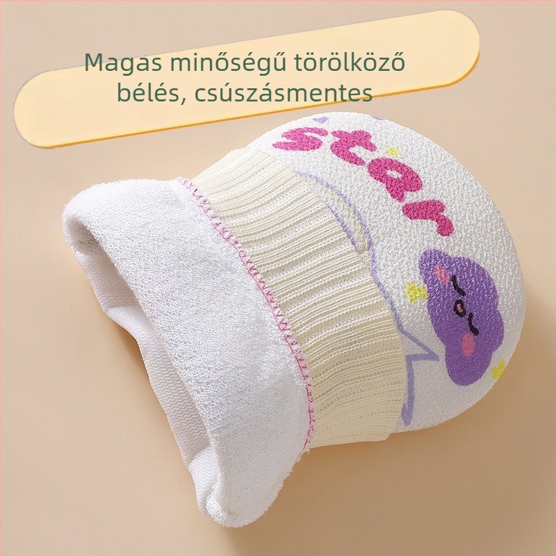 Kétoldalas fürdőlepedő finom szemcsés textúrával, viszkóz+PE anyag, BC2024, száraz és nedves használat
