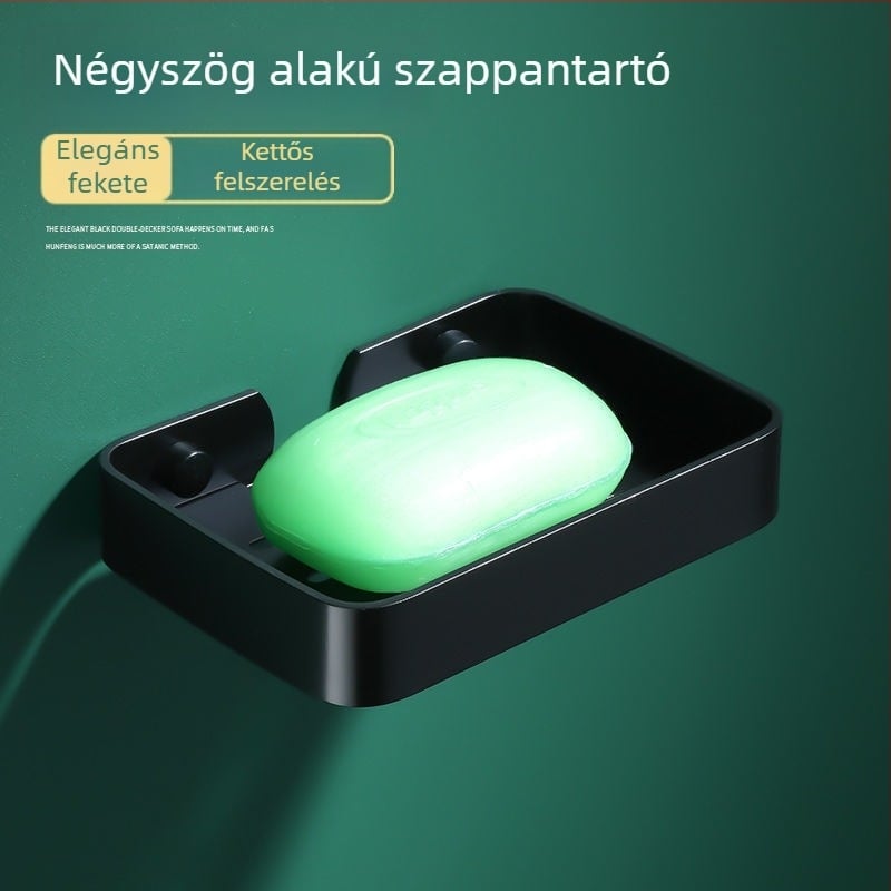 Bao Mu Alumínium falra szerelhető szappanállvány szívókoronggal és nyomtatott logóval