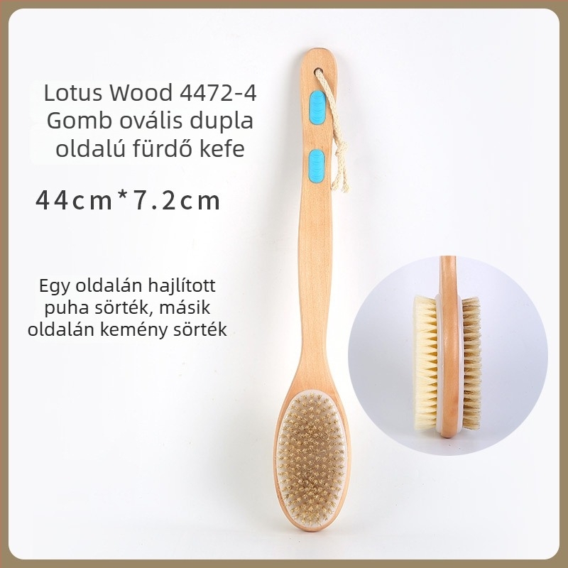 Kétoldalas fürdőecset testre – Nan Bamboo/He Wood fogantyú, márka Bath Purchase from Comb, termékkód YGCS-011