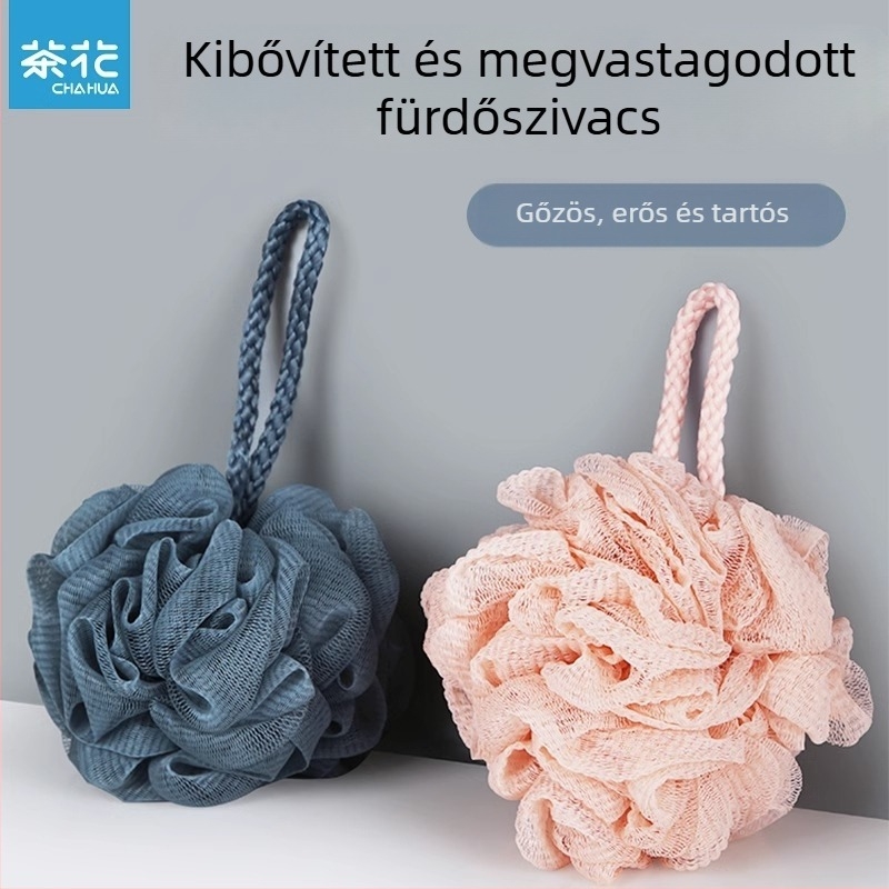 Camellia Férfi fürdőgolyó – Hámlasztó fürdővirág golyó, PE, 24 db