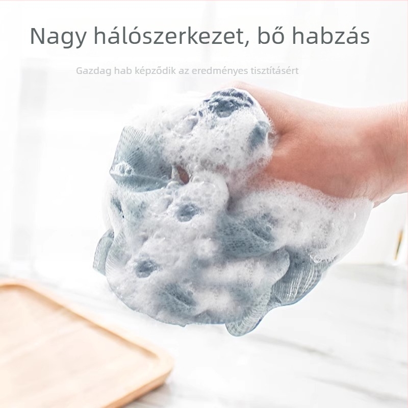 Camellia Férfi fürdőgolyó – Hámlasztó fürdővirág golyó, PE, 24 db