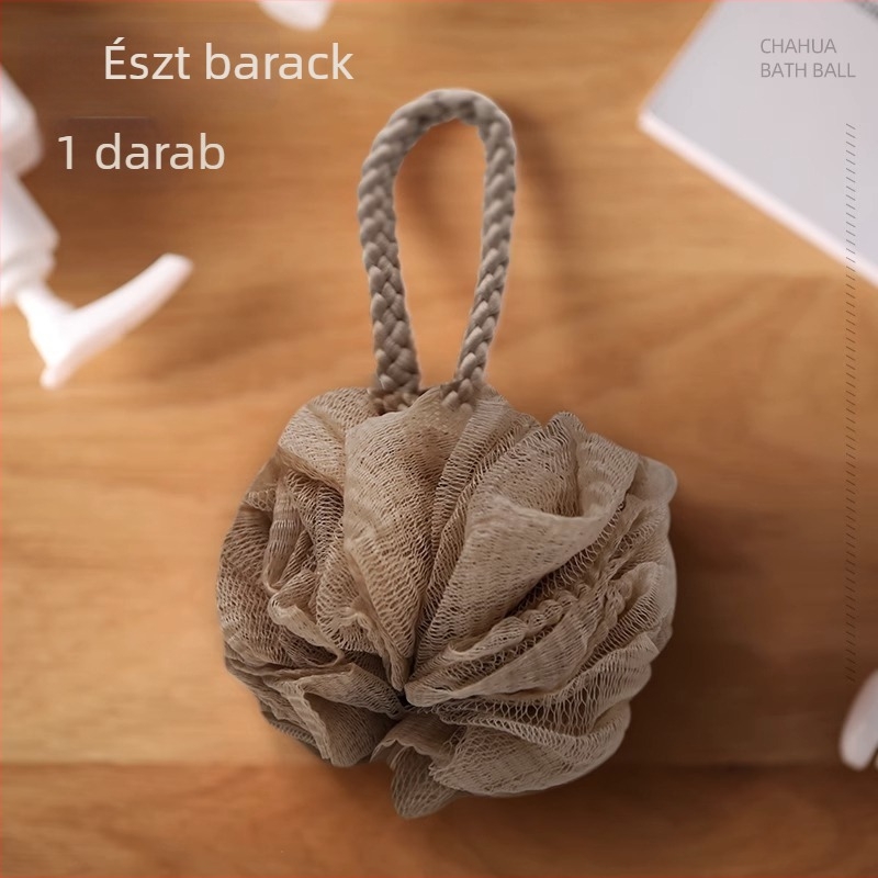 Camellia Férfi fürdőgolyó – Hámlasztó fürdővirág golyó, PE, 24 db