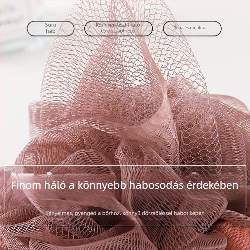 Napraforgó fürdőgolyó, puha és tartós, nagy méretű, luxus fürdőgolyó a fürdéshez és radírozáshoz