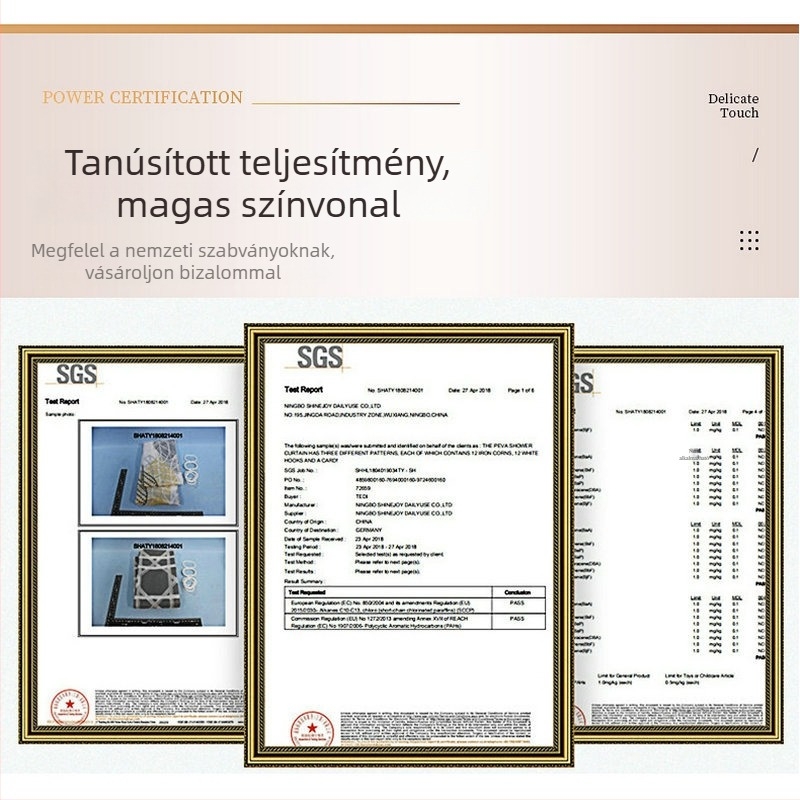 Prosperous fürdőszobai zuhanyfüggöny készlet: vastag, vízálló és penészálló, PEVA/3D EVA, kavicsos és hálós mintázat, szerelés fúrás nélkül