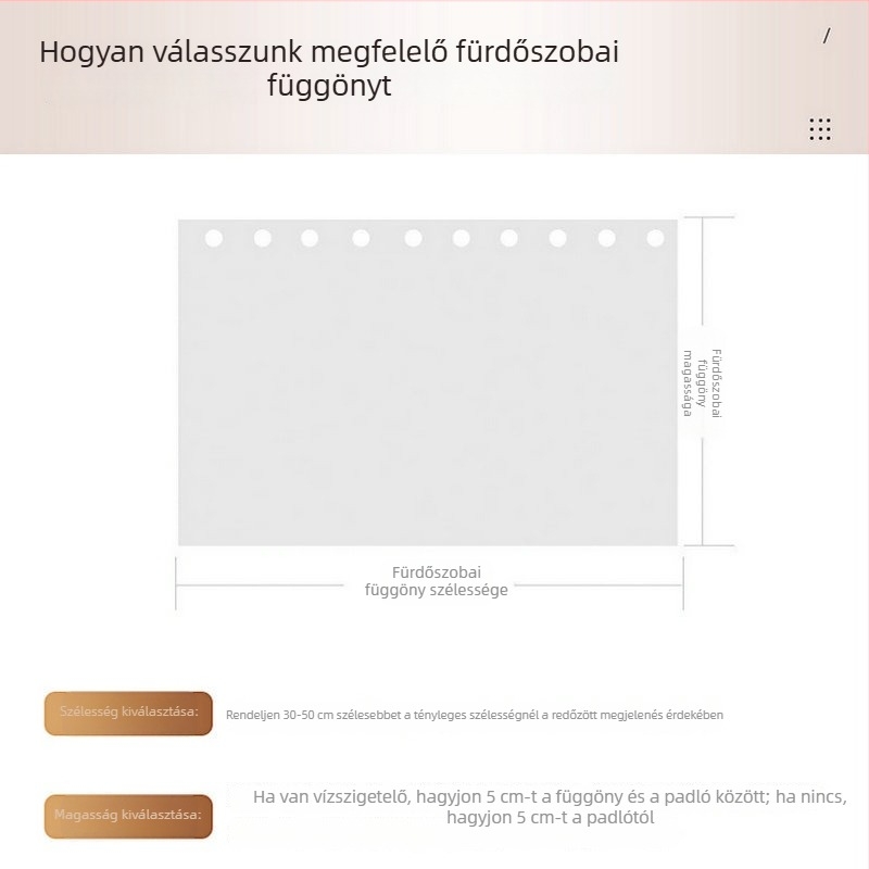 Prosperous fürdőszobai zuhanyfüggöny készlet: vastag, vízálló és penészálló, PEVA/3D EVA, kavicsos és hálós mintázat, szerelés fúrás nélkül