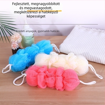 Mingyu Öt Szeletű Fürdőlabda – Prémium Testradírozó Loofah, PP Anyag, 100 db Doboz, Személyre szabható Feldolgozás