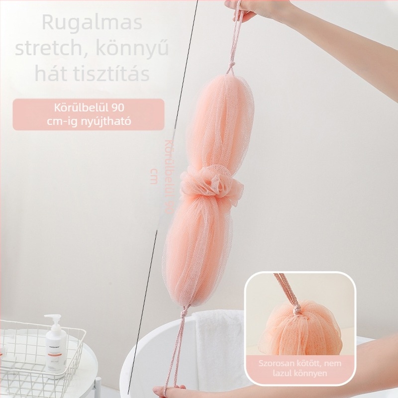 Mingyu Öt Szeletű Fürdőlabda – Prémium Testradírozó Loofah, PP Anyag, 100 db Doboz, Személyre szabható Feldolgozás