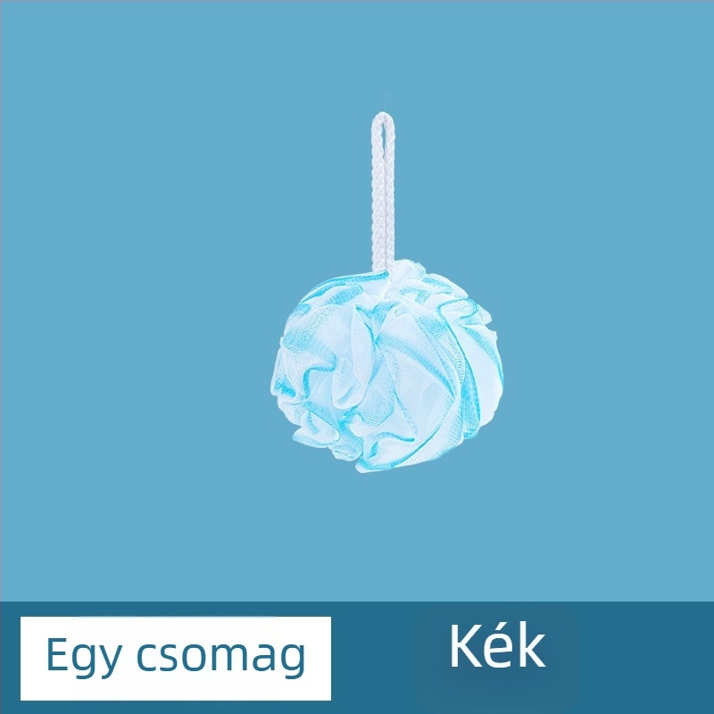 Camellia Fürdőgömb habzó hálóval, fürdőgömb virággal, PE anyag