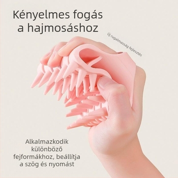 Szilikon samponkefe a fejbőr masszírozásához – Zuhanykefe, általános használat, 100 darabos csomag