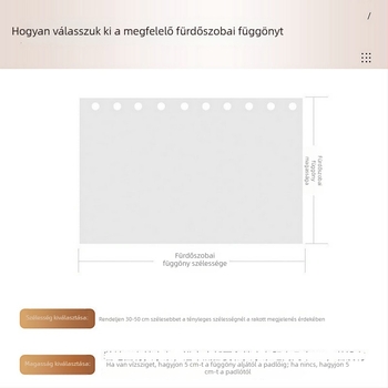 SGS-tanúsítvánnyal rendelkező 3D Water Cube zuhanyfüggöny, nagy sűrűségű, penészmentes, PEVA, otthoni és kereskedelmi fürdőszobákhoz