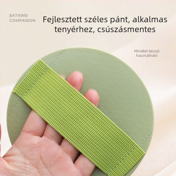 Szilikon hátkefés – ujjas dizájnnal, kör alakú felülettel, univerzális illeszkedés, 100 darabos doboz