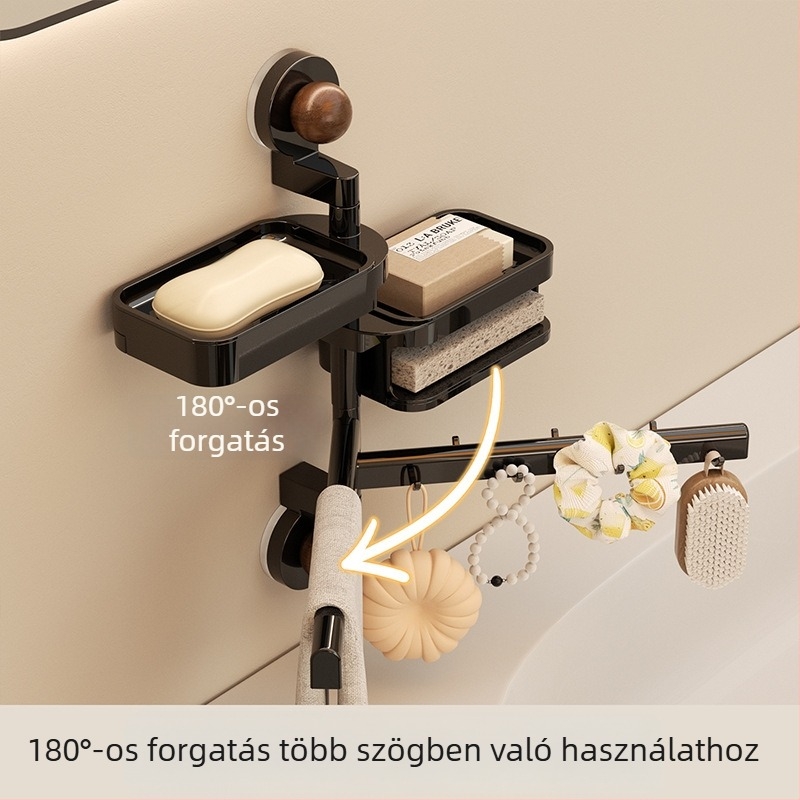 Szappan doboz falra szerelhető vákuumos szívófejjel, ABS, KE095, Márka Can Be Buckled