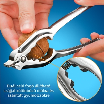 Kagylónyitó cinkötvözetből - Multifunkcionális csipesz