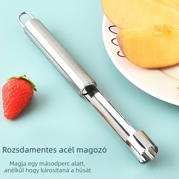 Rozsdamentes acélból készült gyümölcsmagosító és hámozó eszköz alma és hawthorn számára, háztartási magkiválasztó eszköz, modern egyszerű dizájn