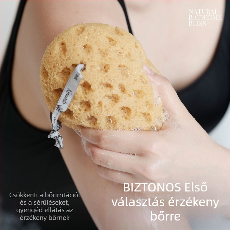 Krramel fürdőszivacs felnőtteknek, gazdag habzás, rendkívül puha, tartós, anyag PP