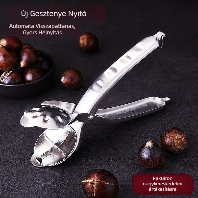 304 rozsdamentes acél gesztenye nyitó keresztes klip és gesztenye eszköz