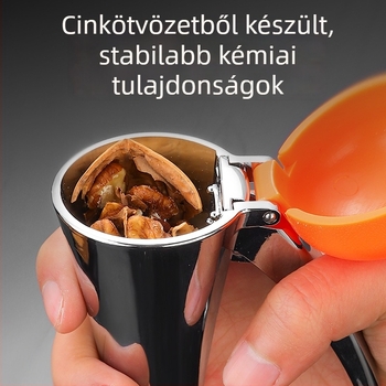 Dió- és mogyoró csipesz cink ötvözetből, vastagított erős kivitel, testreszabás és logónyomtatás