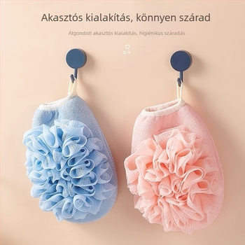 2 az egyben fürdőlepedő és fürdővirág nőknek, hátmasszázs, háztartási használat